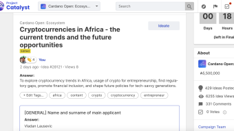 Please support my work about cryptocurrencies and Africa