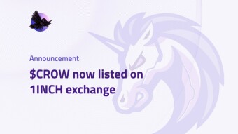 $CROW is now listed on 1inchExchange
