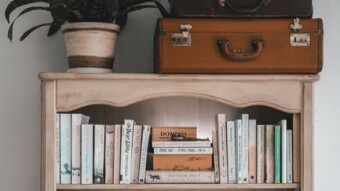 Reading a book