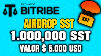 AIRDROP $5000 EM TOKENS SST - EXCHANGE BITRIBE AIRDROP OFICIAL
