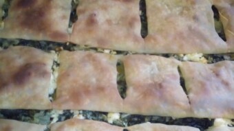 Daily meal #9 spinach pie
