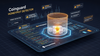 Coinguard Honeypot Detector scanning a Smart Chain token for hidden restrictions.
