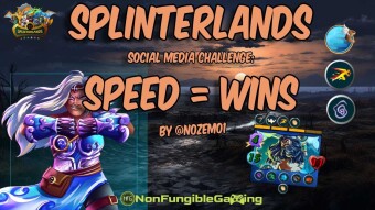 Splinterlands - Social Media Challenge: Speed = Wins!