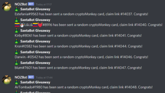 Claim Your Daily XMAS Gifts (BANANO and cryptomonKeys NFTs)
