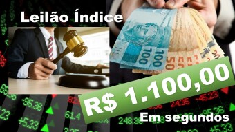 TRADE - LEILÃO - Mini Índice  R$ 1.100,00 em segundos