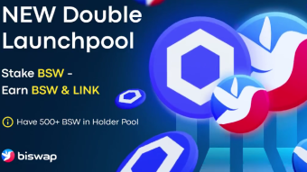 New Double Launchpool on Biswap earn BSW and LINK! Multiply your assets in this bear market