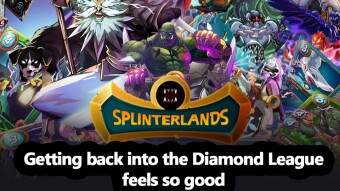 Splinterlands - Getting back into the Diamond League feels so good