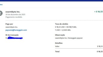 Honeygain Payment Proof