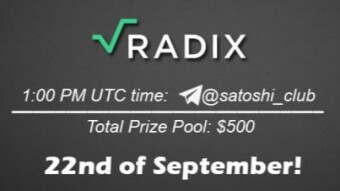 Radix x Satoshi CLUB AMA Session 22 September 2021