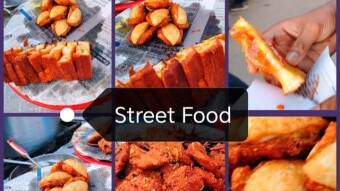 Street food, harmful for the health.