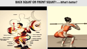 BACK OR FRONT SQUATS? What’s the best way to work on the quads?