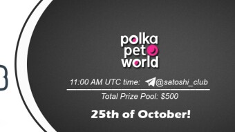 Join the AMA of Satoshi Club x PolkaPets. Rewards: 500 USDT, October 25th.