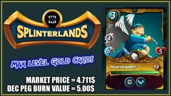 Splinterlands | Why I Started Buying Max Level Common Gold Cards!