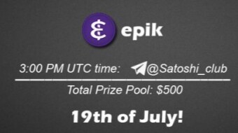 Epik x Satoshi Club AMA Recap from 19th of July