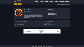 My immediate goal to hold 1‰ (per thousand) from LEO Circulating Supply