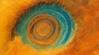 The "Eye of the Sahara" (Richat Structure)