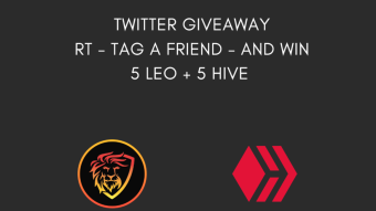 Twitter Giveaway (5 LEO & 5 HIVE) and noise.cash contest (0.5 BCH)