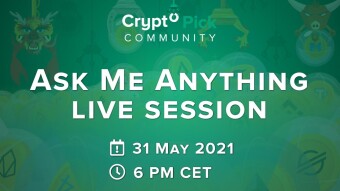 📢 CryptoPick Announcement - New AMA Monday 31/05