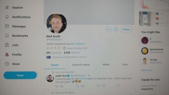 Ned retweets Justin Sun
