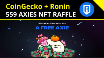 CoinGecko: Axies NFT Raffle (Ronin) [EN/PT-BR]
