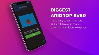 CronBit Crypto Coin, In Beta Stage - Get The App Now, Earlier For Rewards Is Hard To Be!