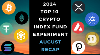 EXPERIMENT - Tracking 2024 Top Ten Cryptocurrencies – Month Eight - Down -5%