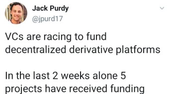 Messari: venture funds have increased investment in decentralized derivatives exchanges