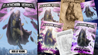 The Hero of Beyond - Blockchain Heroes Crossover Character - Splinterlands Origin