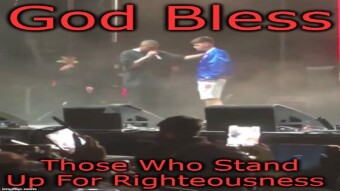 17 Year Old Stands Up For Donald Trump At Music Festival