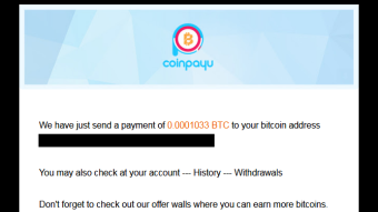 Payment received from CoinPayU + 0.0001033 BTC | total paid 0.00194839 BTC