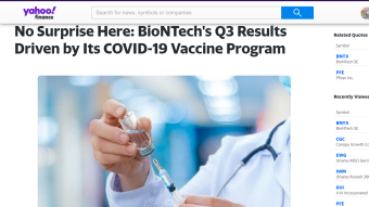 finX - BNTX v IBB, ETH, BTC in context of COVID-19💉