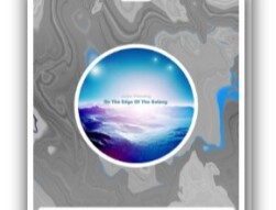 On The Edge Of The Galaxy Album Marble Card