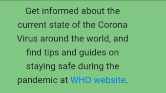 Covid-19 sign from WHO has arrived in Publish0x