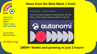 Autonomi Network:  News from the Beta Wave 1 front: 29000 Nodes and growing!