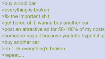 Accidentally Started Flipping Cars? | 4chan greentext