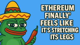 Ethereum Finally Feels Like It’s Stretching Its Legs