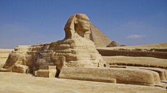 The Sphinx's face wasn't meant to be in the shape of a human's face.