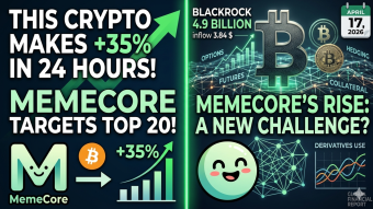 MemeCore (M) +35% in 24 hours. Aiming for Top 20