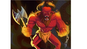 Charlok Minotaur | Art | Real or Pixelated