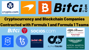 Cryptocurrency and Blockchain companies contracted with Formula 1 and Formula 1 Teams