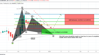 Enjin Coin Is Forming Bullish Gartley With US Dollar And Bitcoin Pairs There Is Potential Of Upto 66 Percent Bullish Move Ahead
