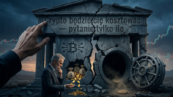The title of the piece — Crypto costs you something — on its price, one way or another