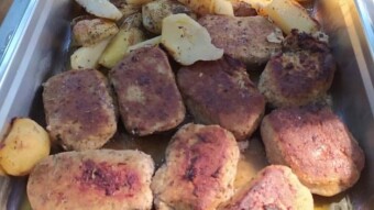 Foodbook #354 meatballs with potatoes