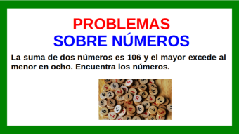 Problemas de números Ejemplo 01
