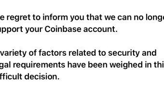 Beware of Coinbase account closure