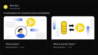coinbase: earn 3$ into iExec airdrop