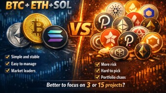 Crypto Portfolio for 2026: BTC + ETH + SOL or Diversifying Into 15 Coins?