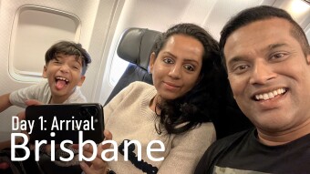 [Day1 - Brisbane] Our Big Family Trip Begins Today!