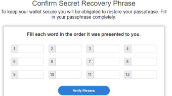 Update your wallet now or you will lose all your Crypto - Phishing scams