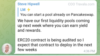 ERC20 Travala Peg + Pools Coming Up Next Week!